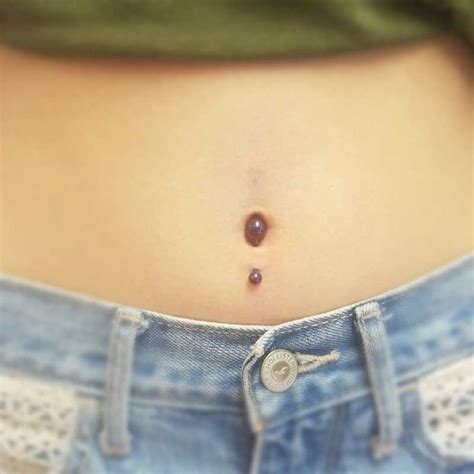 lower rim belly button piercing